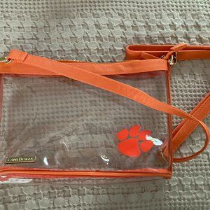 Capri Designs Clemson Clear Bag